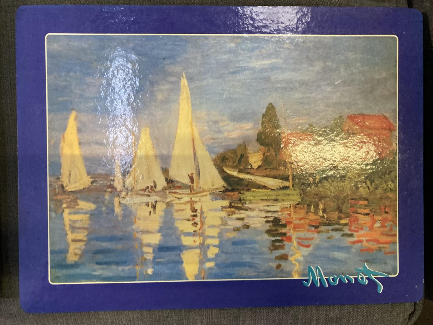 🎨 Vintage Monet & Renoir Table Set