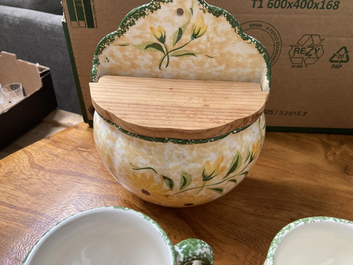 🌻✨ Vintage 18 piece Portuguese Dinner Service – Obrarte Portugal ✨🌻