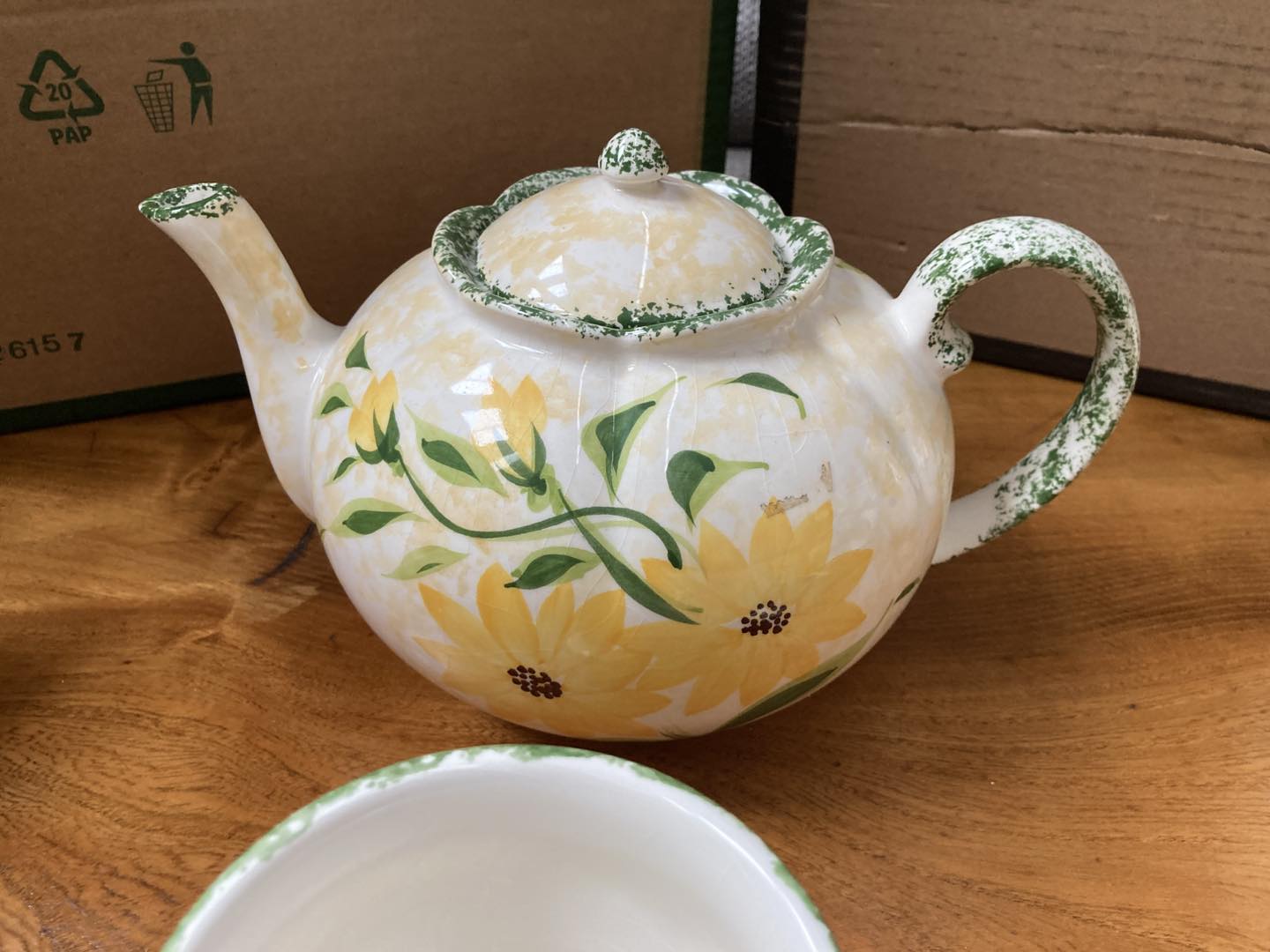 🌻✨ Vintage 18 piece Portuguese Dinner Service – Obrarte Portugal ✨🌻