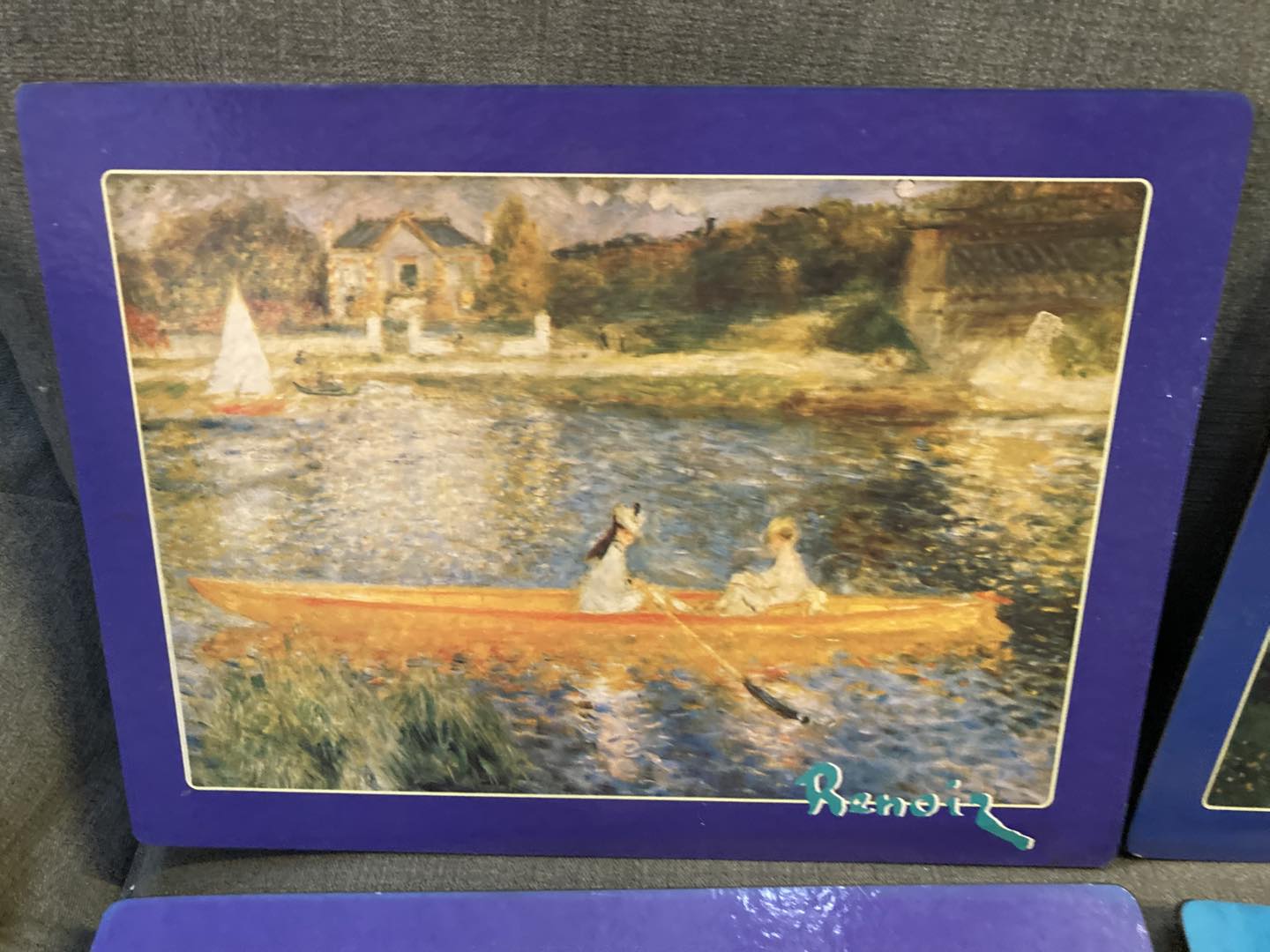 🎨 Vintage Monet & Renoir Table Set