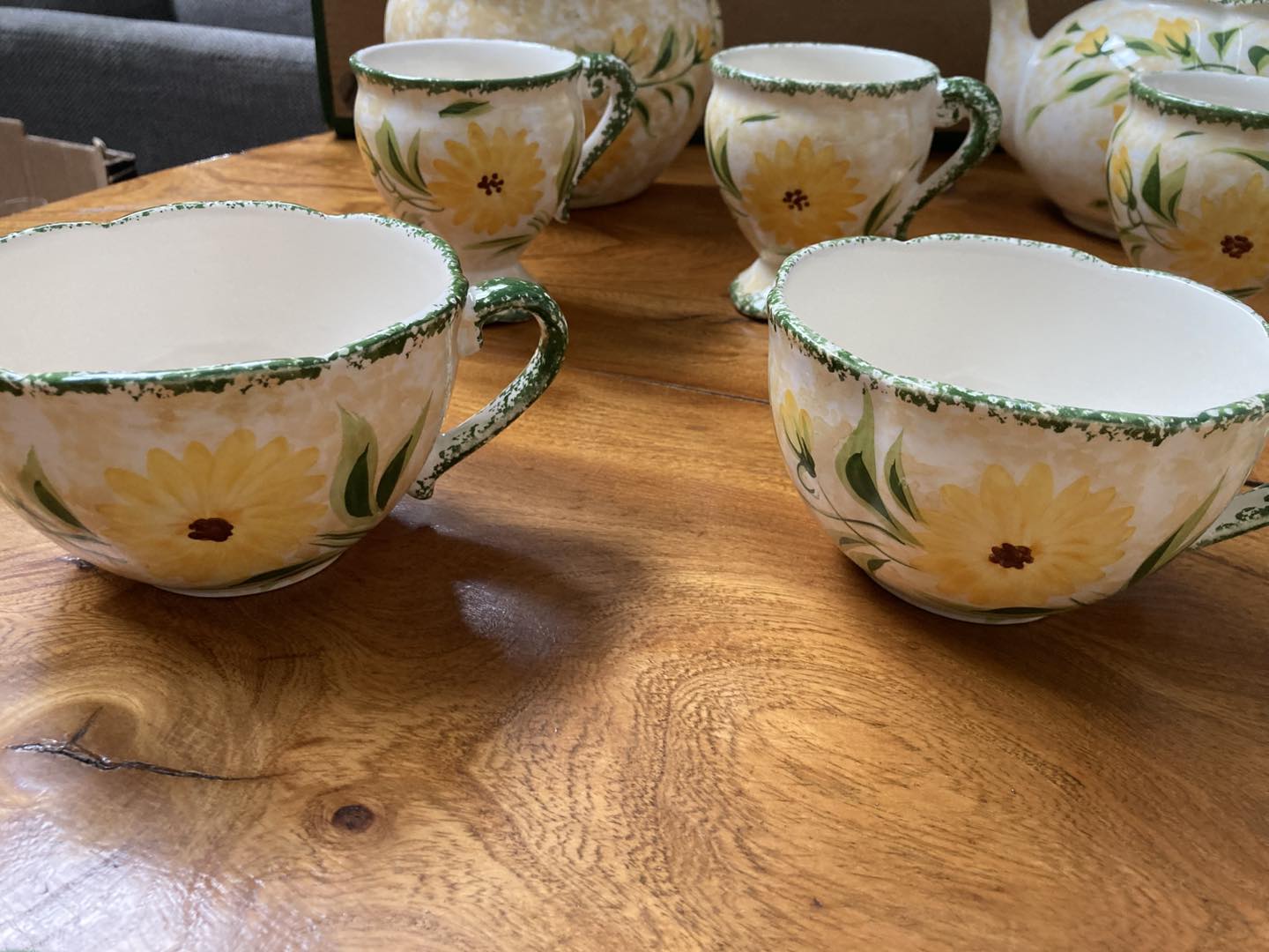 🌻✨ Vintage 18 piece Portuguese Dinner Service – Obrarte Portugal ✨🌻