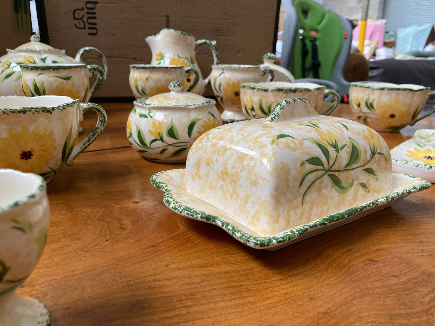 🌻✨ Vintage 18 piece Portuguese Dinner Service – Obrarte Portugal ✨🌻