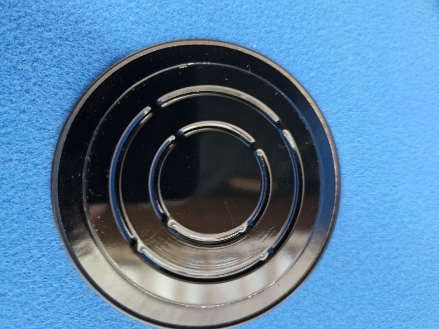 Vintage California Souvenir Tin Coasters -Set of 8 - 1960s/1970s "Golden Poppy"