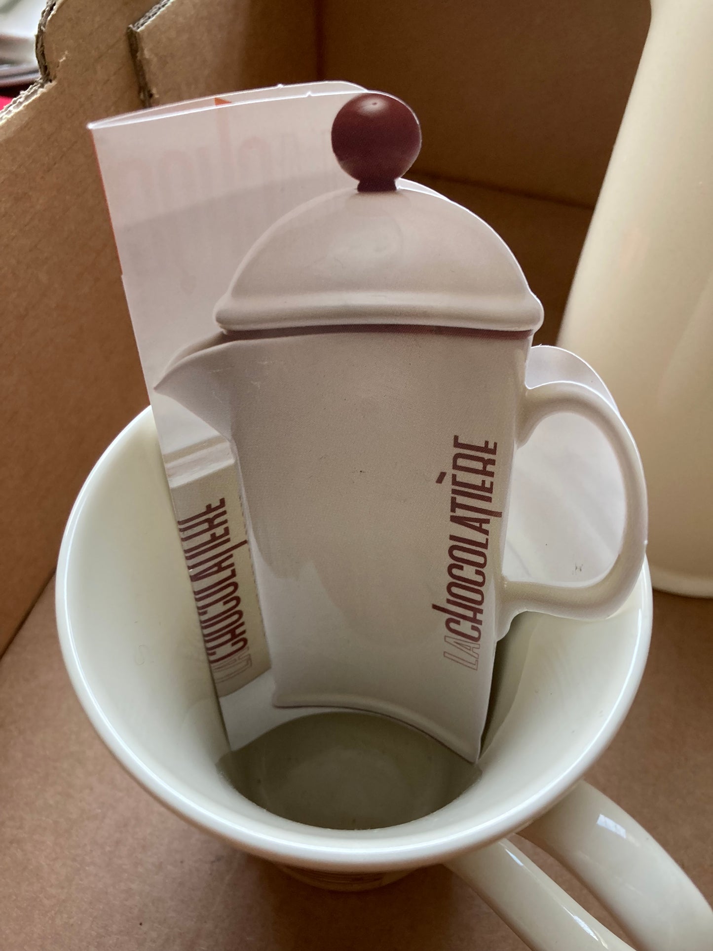 ☕️ Crate & Barrel La Chocolatière Hot Chocolate Set 🍫