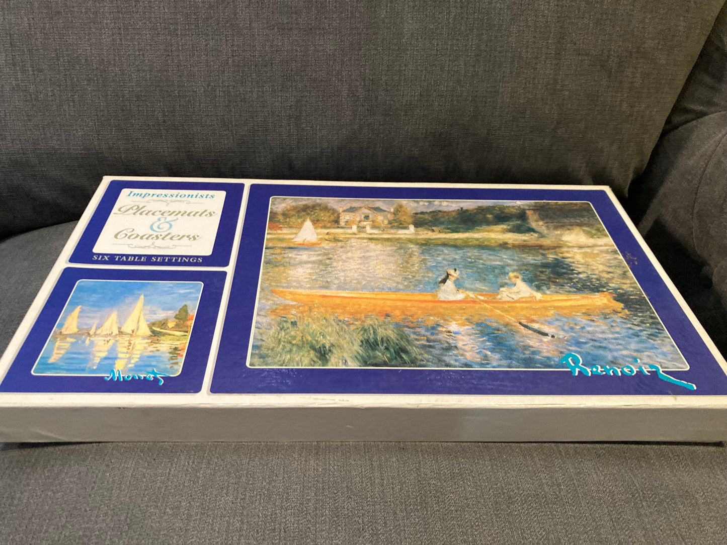 🎨 Vintage Monet & Renoir Table Set