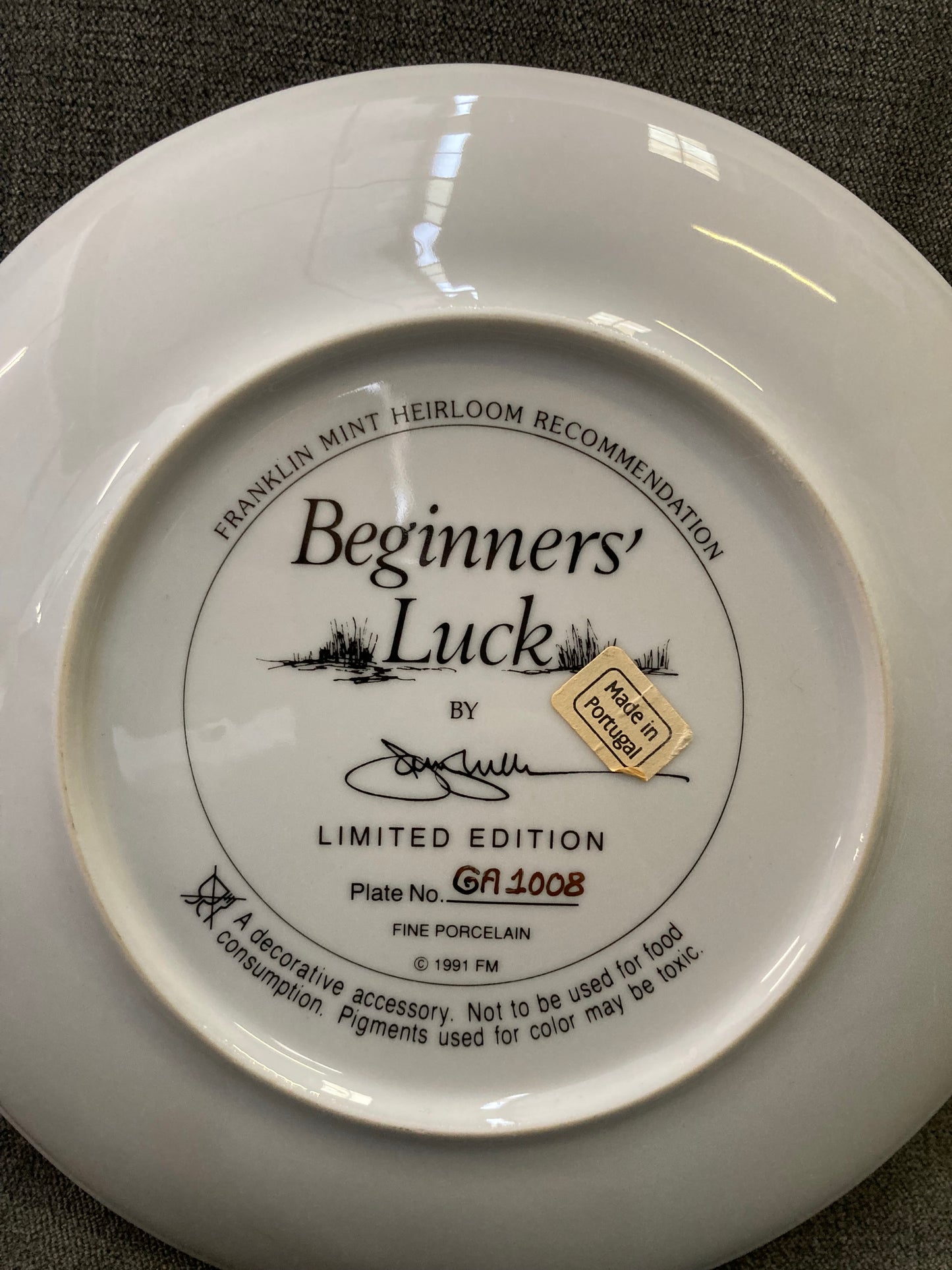 🐾 Franklin Mint Labrador Plate Set – Limited Edition 🐾
